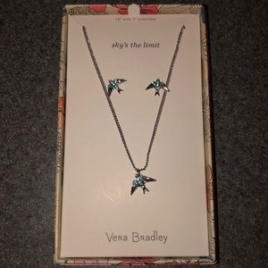 Vera Bradley Necklace/Earrings Combo